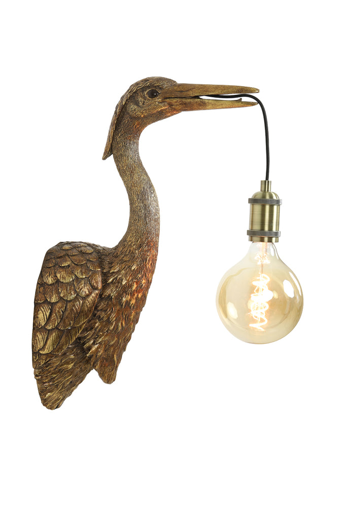 Wall lamp 29,5x16x48 cm CRANE antique bronze