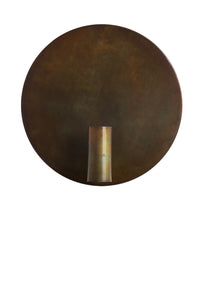 Wall lamp 30 cm DISC gold-grey