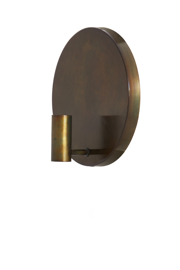 Wall lamp 30 cm DISC gold-grey