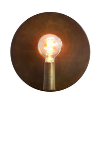 Wall lamp 30 cm DISC gold-grey