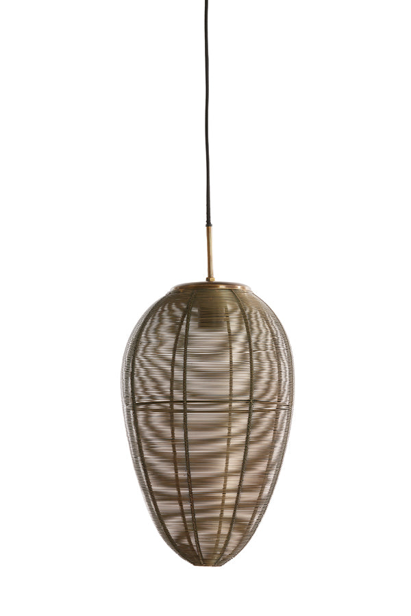 Hanging lamp 26x41 cm YAELLE antique bronze