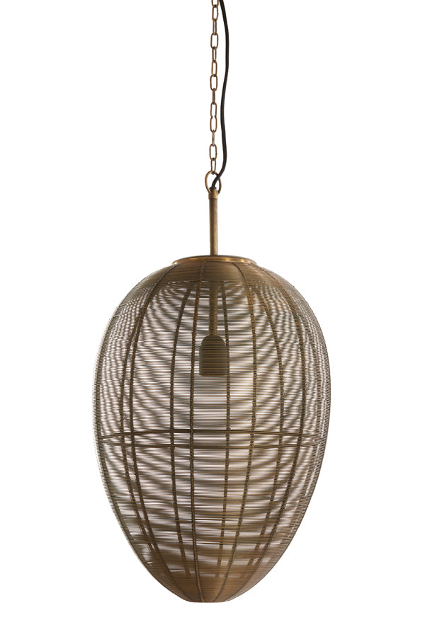 Hanging lamp 33x53 cm YAELLE antique bronze