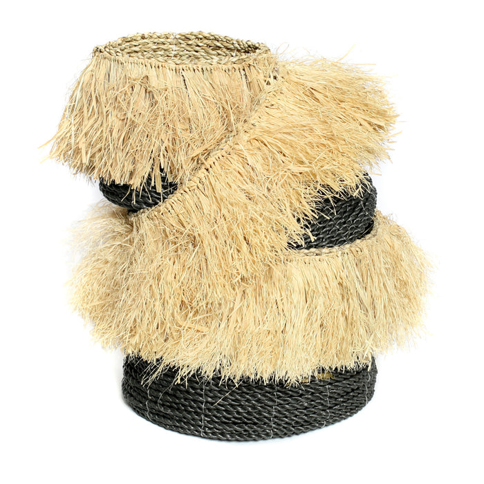 The Aloha Baskets - Black Natural - Set of 3