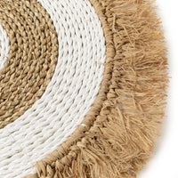 De Seagrass Raffia Placemat - Naturel Wit