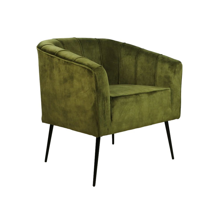 Fauteuil Chester - 72x71x80 - Olijfgroen - Adore 16