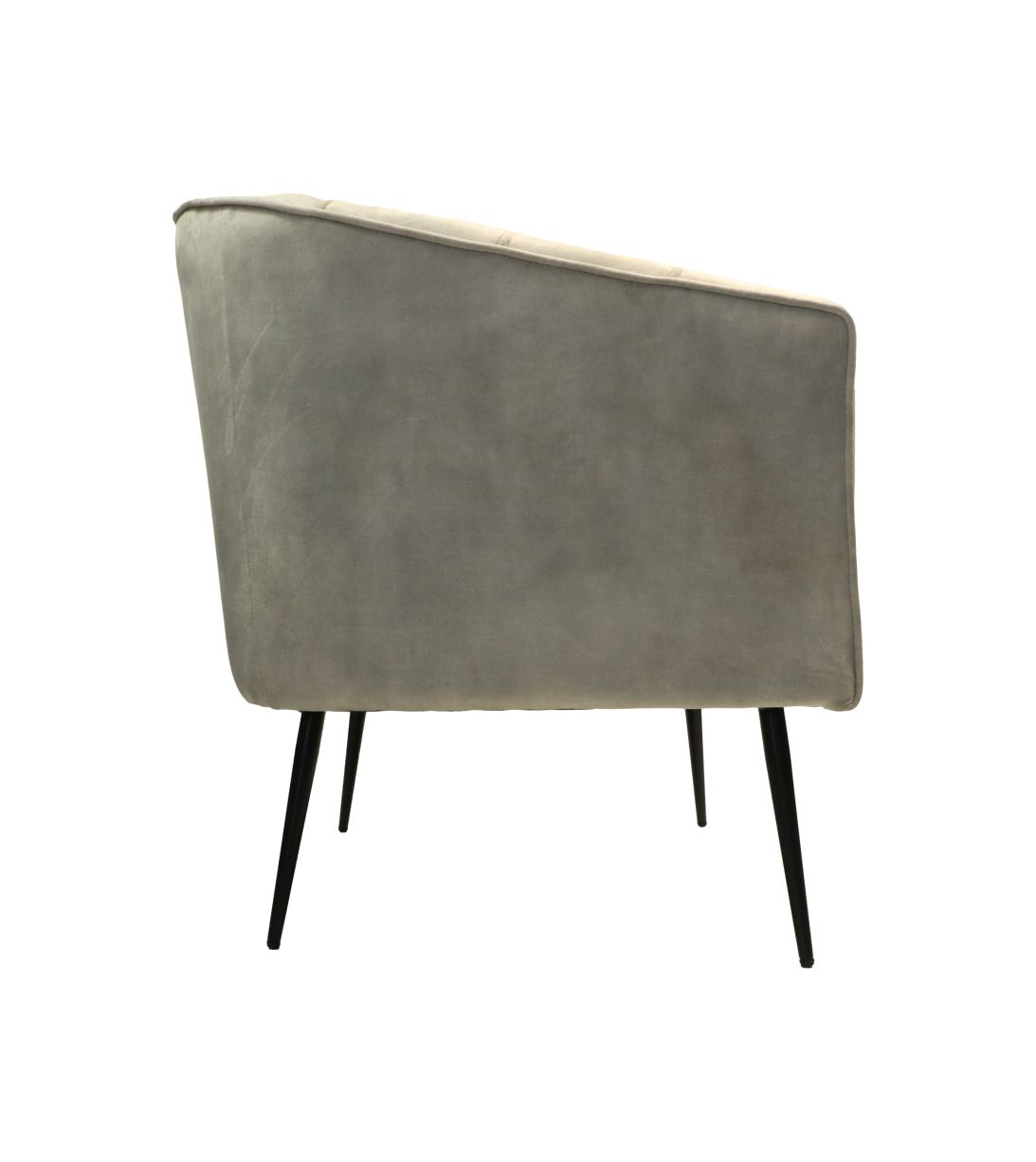 Fauteuil Chester - 72x71x80 - Wit/zwart - Adore 01