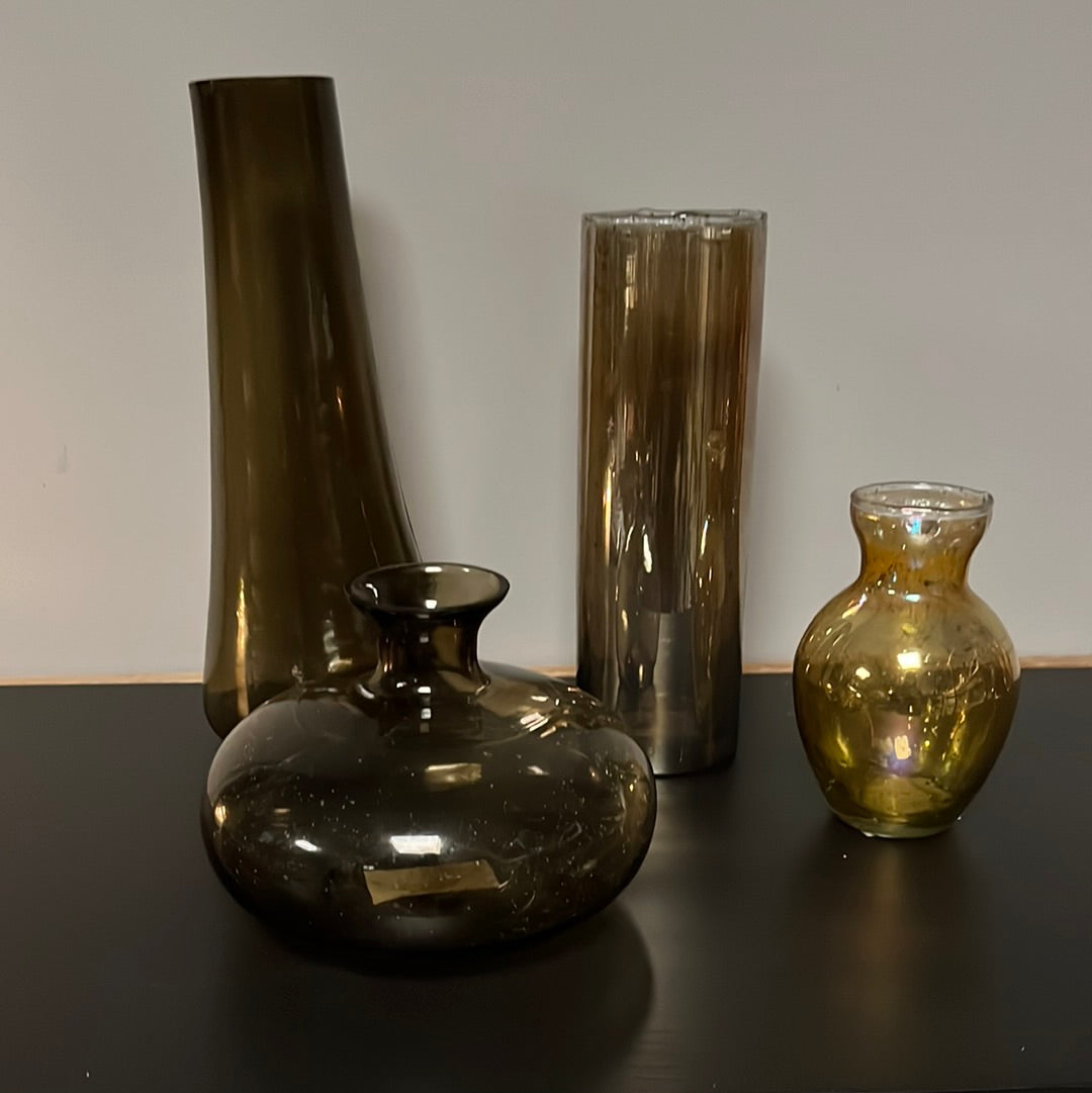 Cylinder Vase brown smoke